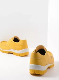 Veterschoenen|Voorjaar/zomer|Wolky Fly Summer geel leer