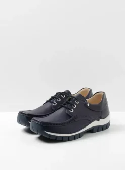 Veterschoenen|Wolky Fly Summer denim leer
