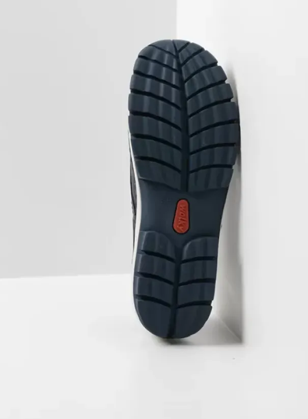 Veterschoenen|Wolky Fly Summer denim leer