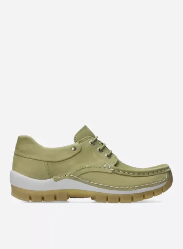 Veterschoenen|Voorjaar/zomer|Wolky Fly Summer lichtgroen nubuck