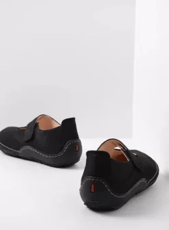 Volle voeten|Bandschoenen|Wolky Fresh zwart nubuck