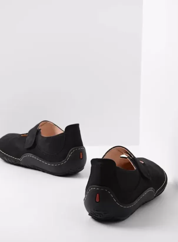 Volle voeten|Bandschoenen|Wolky Fresh zwart nubuck
