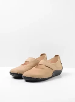Volle voeten|Bandschoenen|Wolky Fresh beige nubuck