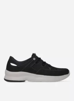 Wandelschoenen|Sneakers|Wolky Galena zwart zomer nubuck