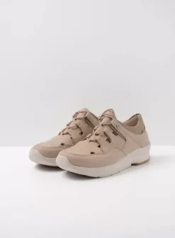 Wandelschoenen|Sneakers|Wolky Galena beige nubuck