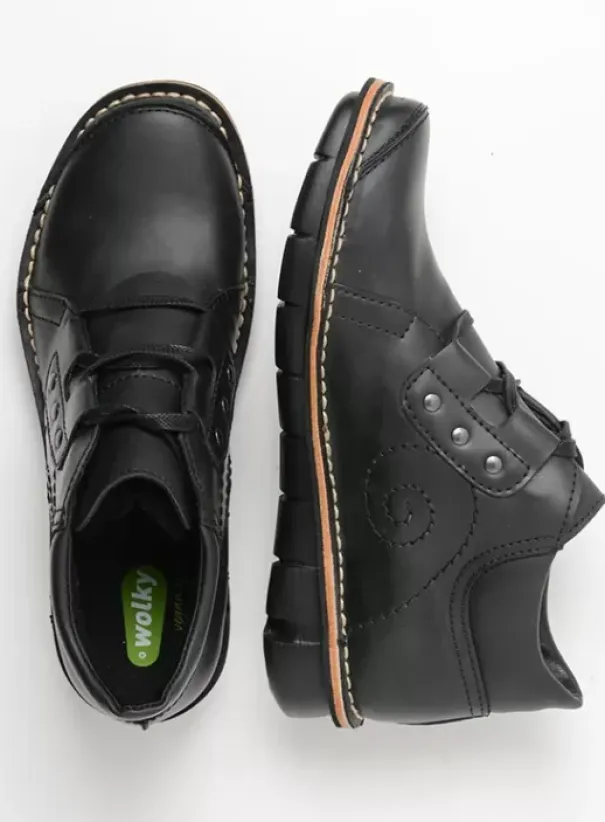 Veterschoenen|Wolky Gallo Vegan zwart