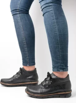 Veterschoenen|Wolky Gallo Vegan zwart