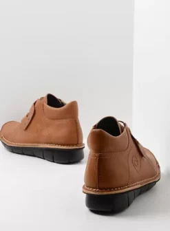 Veterschoenen|Wolky Gallo Vegan cognac