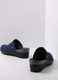 Slippers|Klompen|Wolky Go denim nubuck