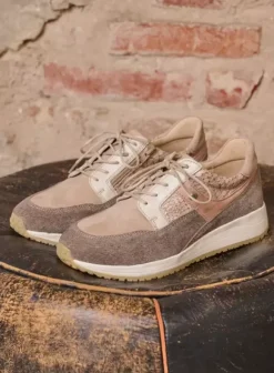 Sneakers|Veterschoenen|Wolky Hammer safari combi leer