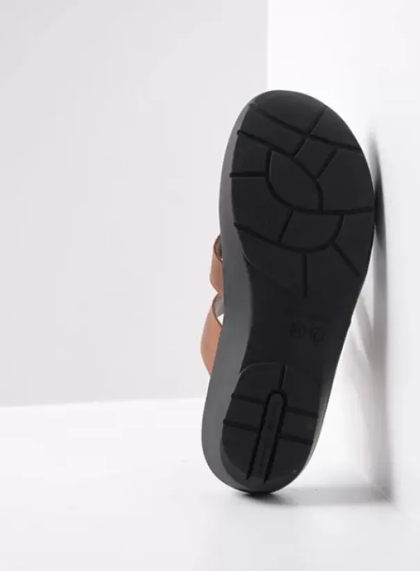 Slippers|Voorjaar/zomer|Wolky Hobie cognac leer