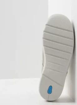 Hielspoor|Slippers|Wolky Holland lichtgrijs nubuck