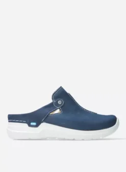 Hielspoor|Slippers|Wolky Holland denim nubuck