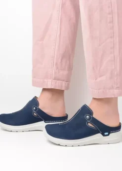 Diabetes|Slippers|Wolky Holland DB denim nubuck