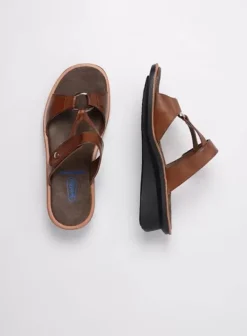 Slippers|Wolky Isa cognac leer