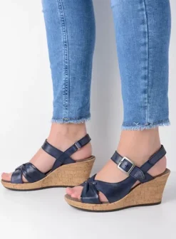 Sandalen|Voorjaar/zomer|Wolky Ixia 2 blauw leer