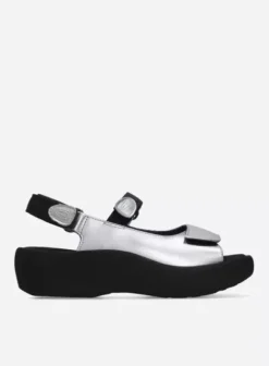 Volle voeten|Voorjaar/zomer|Wolky Jewel zilver leer