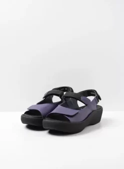Volle voeten|Sandalen|Wolky Jewel paars leer