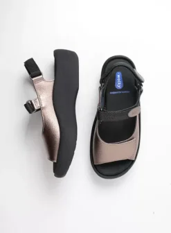 Volle voeten|Sandalen|Wolky Jewel brons leer