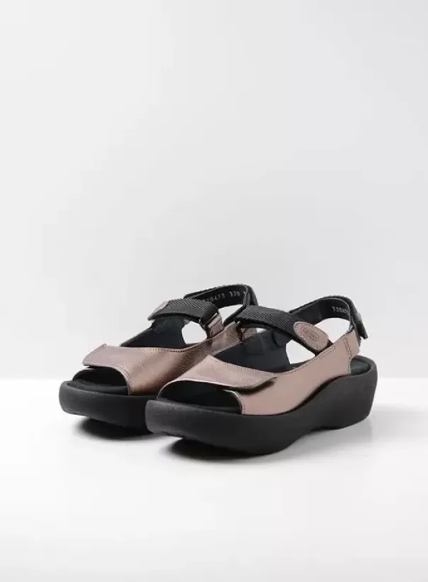 Volle voeten|Sandalen|Wolky Jewel brons leer