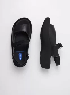 Volle voeten|Sandalen|Wolky Jewel zwart leer