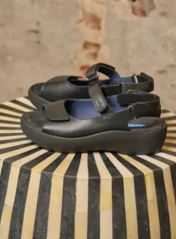Volle voeten|Sandalen|Wolky Jewel zwart leer