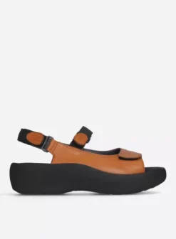 Volle voeten|Sandalen|Wolky Jewel oranje leer