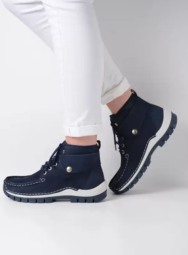 Veterschoenen|Voorjaar/zomer|Wolky Jump Summer denim nubuck