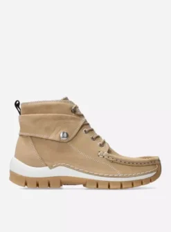 Veterschoenen|Wolky Jump Summer beige nubuck