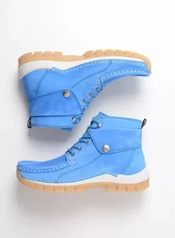 Veterschoenen|Voorjaar/zomer|Wolky Jump Summer hemelsblauw nubuck
