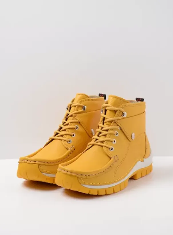 Veterschoenen|Voorjaar/zomer|Wolky Jump Summer geel leer