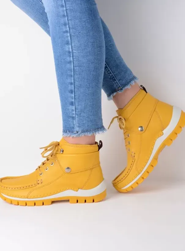 Veterschoenen|Voorjaar/zomer|Wolky Jump Summer geel leer