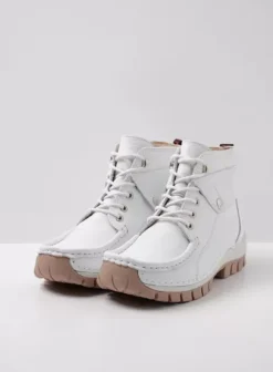 Veterschoenen|Voorjaar/zomer|Wolky Jump Summer wit/nude leer