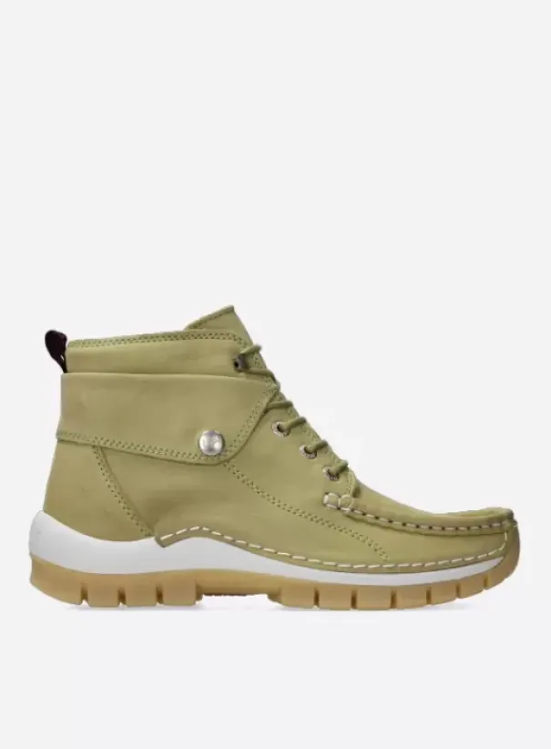 Veterschoenen|Voorjaar/zomer|Wolky Jump Summer lichtgroen nubuck