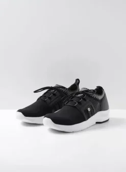 Hallux Valgus|Veterschoenen|Wolky Kalona zwart 3D knitting