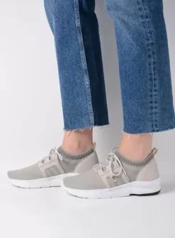 Hallux Valgus|Veterschoenen|Wolky Kalona gebroken wit 3D knitting