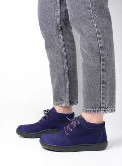 Volle voeten|Veterschoenen|Wolky Kansas Lady XW paars nubuck