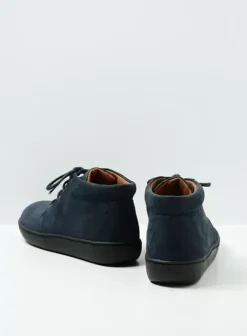 Volle voeten|Veterschoenen|Wolky Kansas Lady XW blauw nubuck