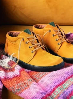 Volle voeten|Veterschoenen|Wolky Kansas Lady XW donker oker nubuck