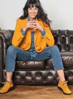 Volle voeten|Veterschoenen|Wolky Kansas Lady XW donker oker nubuck