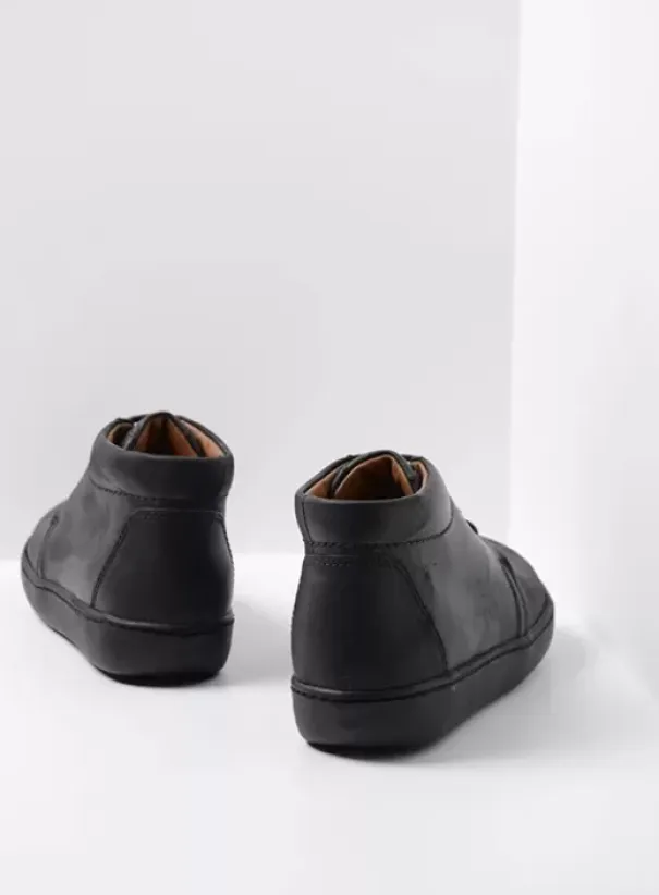 Veterschoenen|Nette schoenen heren|Wolky Kansas Men zwart leer