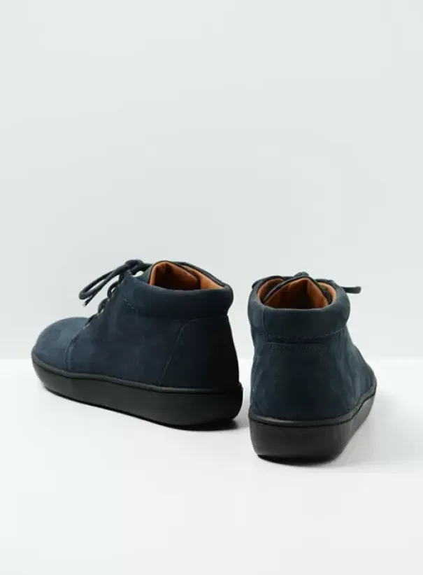 Veterschoenen|Nette schoenen heren|Wolky Kansas Men blauw nubuck