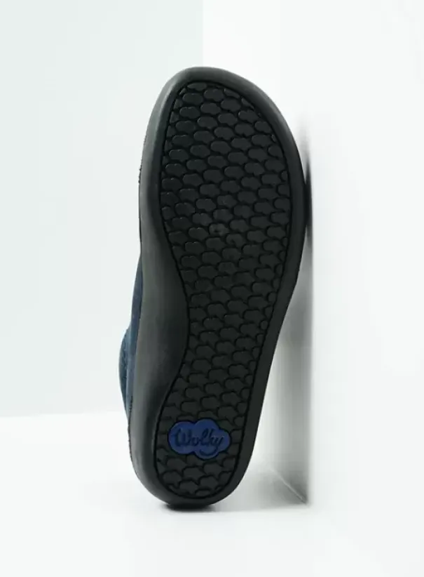 Veterschoenen|Nette schoenen heren|Wolky Kansas Men blauw nubuck