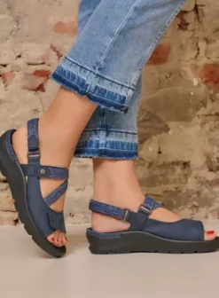 Sandalen|Voorjaar/zomer|Wolky Lisse denim nubuck