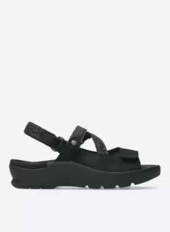 Sandalen|Voorjaar/zomer|Wolky Lisse zwart nubuck
