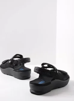 Sandalen|Voorjaar/zomer|Wolky Lisse zwart nubuck