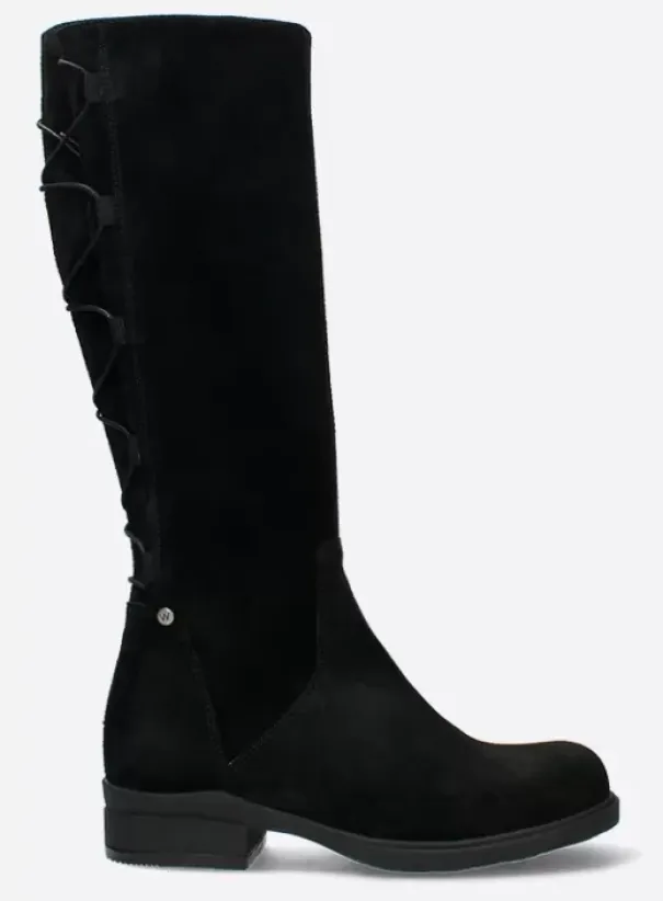 Hielspoor|Laarzen|Wolky Longview zwart suede