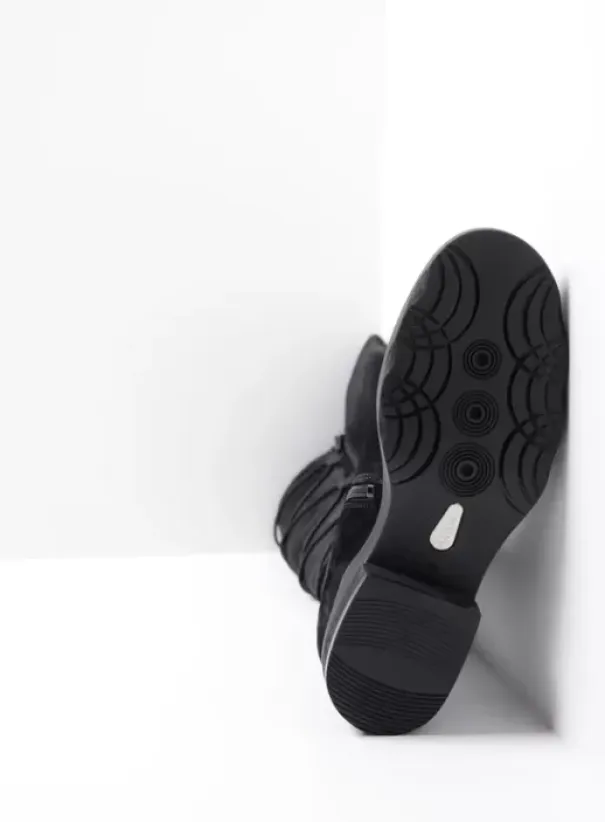 Hielspoor|Laarzen|Wolky Longview zwart suede