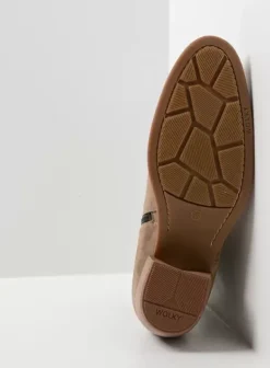 Hallux Valgus|Enkellaarsjes|Wolky Lubbock HV taupe zomer suede