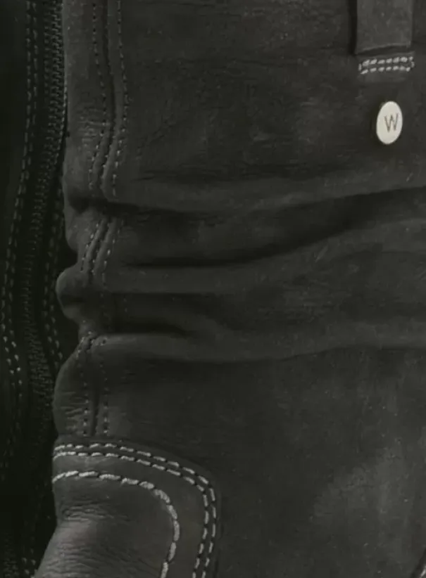 Laarzen|Wolky Luna zwart nubuck